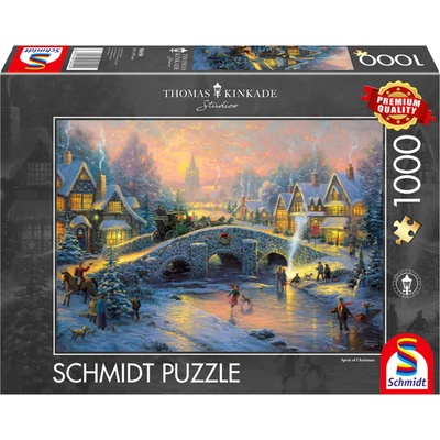 Schmidt Kinkade Zimná dedina 1000 dielov