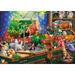 Trefl - Puzzle Premium Plus: Tea Time: Troublemaker kittens - 1 000 piese