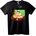 NOONEBRAND Тениска Динозаври Карикатура - 4XL, Black