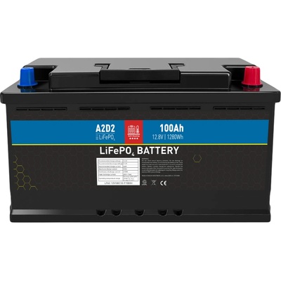 A2D2 LiFePO4 12,8V 100Ah LFA2-12V100C10-F15B3H originálne