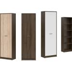 BRW Гардероб с 1 врата Nepo Plus - благороден дъб (S435-REG1D-DNO)
