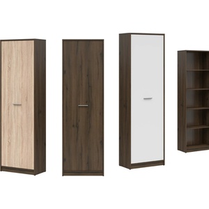 BRW Гардероб с 1 врата Nepo Plus - благороден дъб (S435-REG1D-DNO)