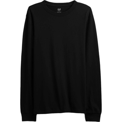 Gap V-LS Everyday soft crew solid čierne