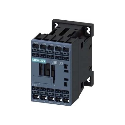 SIEMENS Stykač pomocný 2 NO + 2 NC, AC230V, 50/60Hz S00, pružinová svorka 3RH2122-2AP00