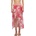 SUNDEK Pareo with tropic savannah print sarong - Pink (Pitaya)