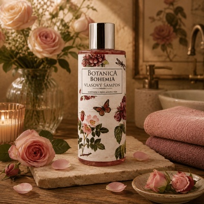 Bohemia Gifts & Botanica šampon Šípek a Růže 200 ml