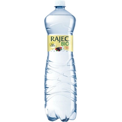 Pramenitá voda Rajec BIO nesladená Čierna ríbezľa a šípka 6 x 1,5 l