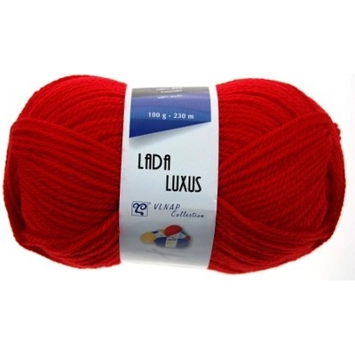 Vlnap příze Lada Luxus_52180 Červená
