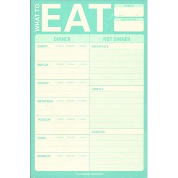 Knock Knock What to Eat Pad (Mint Green) | Knock Knock