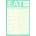 Knock Knock What to Eat Pad (Mint Green) | Knock Knock