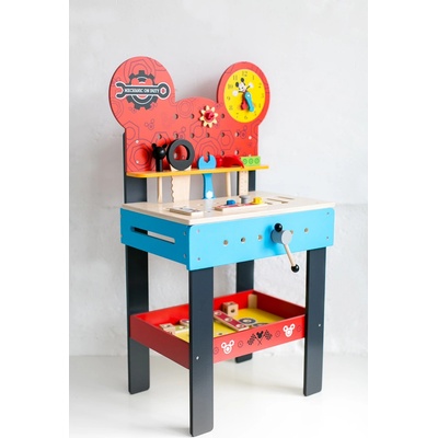 Derrson Disney Mickeyho velký dřevěný ponk pro kutily