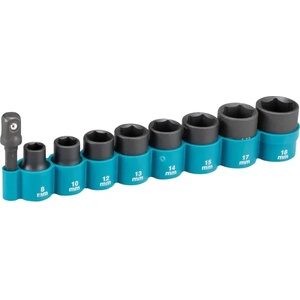 Makita Комплект вложки Makita Impact Black B-54651/ 9 бр (B-54651)