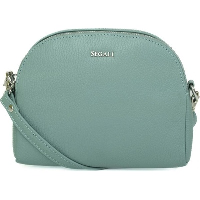 Segali dámska kožená crossbody kabelka 12 sage
