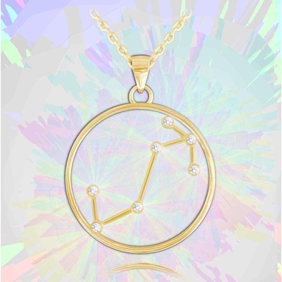 Minet Pozlacený Stars štír Czech Crystal JMAS9511GN45