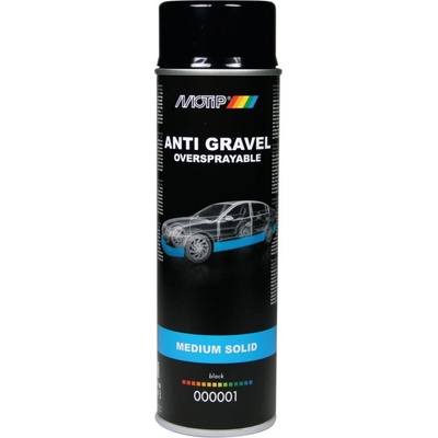 Motip Stone Chip Oversprayable čierny ochranný prostriedok oproti oprýskání 500 ml