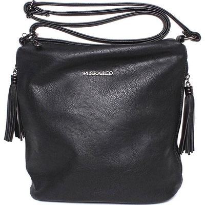 Flora & Co dámská středně velká crossbody kabelka H7150 černá