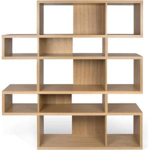TemaHome Библиотека за книги от дъб Лондон, 34 x 160 cm - TemaHome (9500.319679)