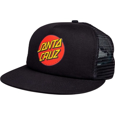 SANTA CRUZ Classic Dot Mesh Cap Black/Black BLACK-BLACK
