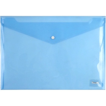 Папка джоб с копче Axent А4+ Опушен син (1303079-39-1402-22)
