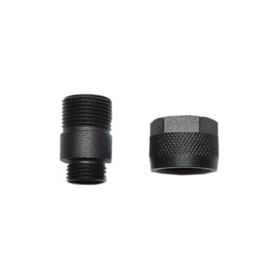 Slong Airsoft Redukce závitu 11mm CW na 14mm CCW Černá