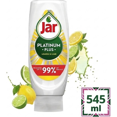 Jar Platinum Plus Lemon & Lime na nádobí 545 ml