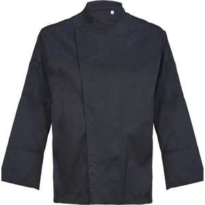 Neoblu 4458 EUGENE / Мъжки дълъг ръкав готварски рондон - наситено черен XS (244458n1100)