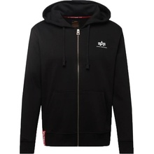 Alpha Industries mikina Basic Small Logo Zip černá