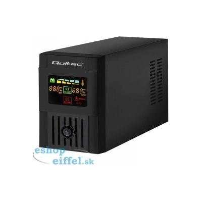 Qoltec MONOLITH 1000VA 600W LCD USB