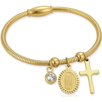 Solla Faith Charm dámsky náramok z ocele 304 zlatý CH-Z-NR49