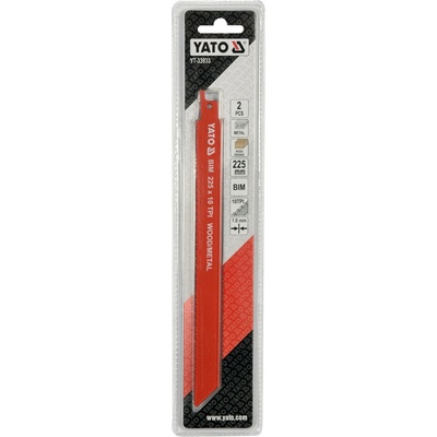 YATO Pílové listy BIM 225mm 10TPI 2ks YT-33933