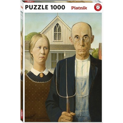 Piatnik Wodd Americká gotika 1000 dílků