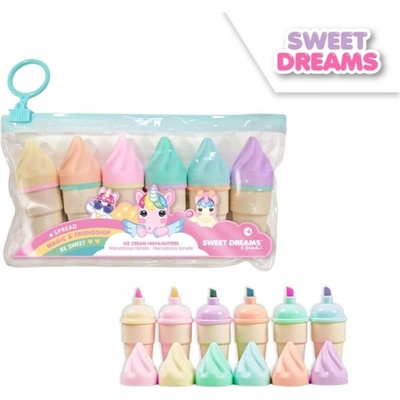 KIDS Маркери в чантичка 6 бр Sweet dreams (KL11568)