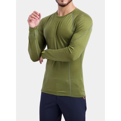 Sensor Merino DF Tee L/S hooded safari