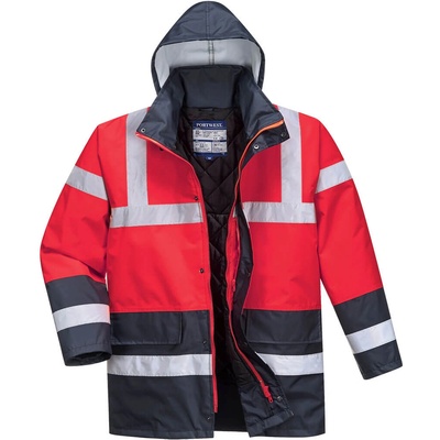 Portwest hi-vis s466 / Водоотразително яке - hv червено/тъмносиньо l (s466rnrl)