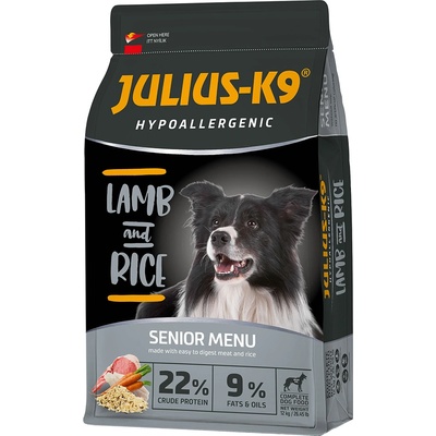 Julius-K9 2x12кг High Premium Senior/ Light Hypoallergenic JULIUS K-9, суха храна за кучета - с агнешко