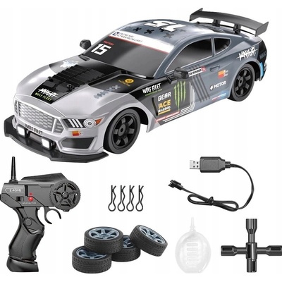 HB Toys Velké RC auto na dálkové ovládání pro drift 4WD LED 2,4GHz 1:16