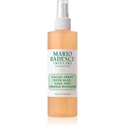 Mario Badescu Facial Spray with Aloe, Sage and Orange Blossom енергизираща хидратираща мъгла за лице 236ml