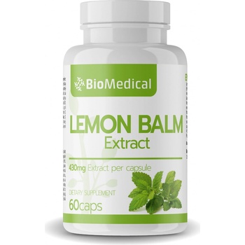 Lemon Balm Extract – Extrakt z Medovky lekárskej 60 kapsúl