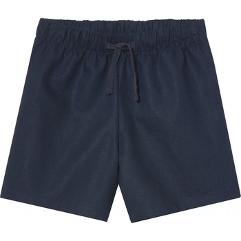 Lupilu chlapecké lněné kraťasy navy modrá