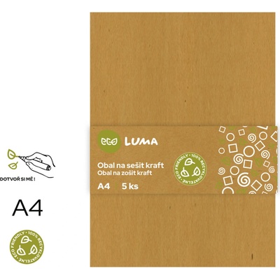 Obal na sešit KRAFT ECO LUMA A4 5ks