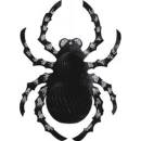 UNIQUE Dekorace pavouk HALLOWEEN 35 cm