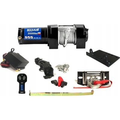 Navijak ATV 3500lbs pre pluh, Quad 12V diaľkové ovládanie Husar Winch
