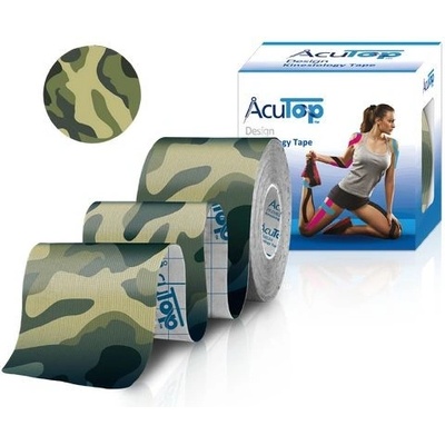 AcuTop tejp zelená army styl 5 cm x 5 m