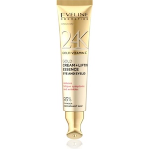 Eveline Cosmetics 24k Gold & Caviar 24K Gold Vitamin C опъващ крем за околоочната област 15ml