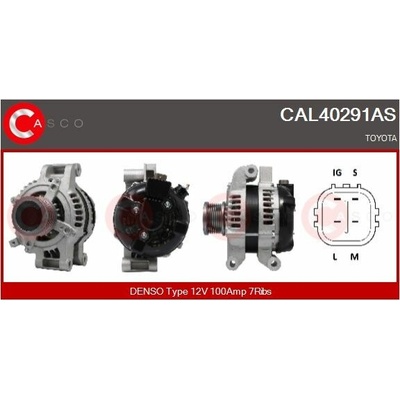 ALTERNATOR 12V 100A INA CAL40291AS