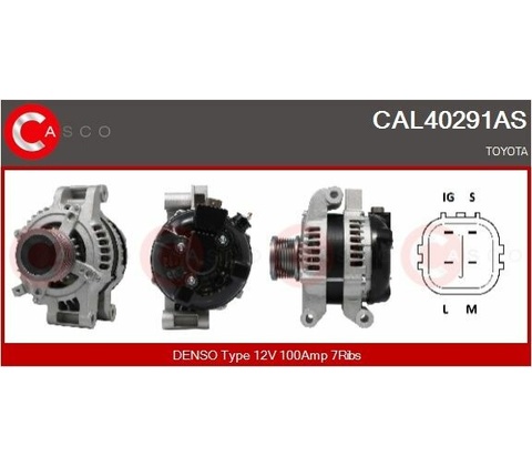 Alternátor CASCO CAL40291AS