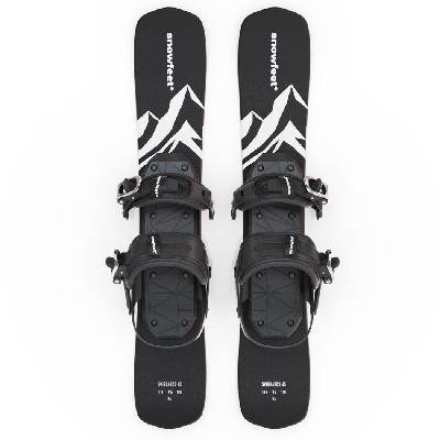 SNOWFEET Krátké lyže Snowfeet Skiblades 65 | Snowboardové vázání 65cm 24/25