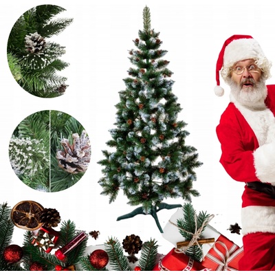 LEAN TOYS Vianočný stromček Smrek diamantový prírodný 150 cm