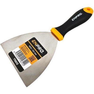 Špachtle nerez, 125 mm, gumová rukojeť, ENPRO