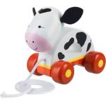Orange Tree Toys Дървена играчка за дърпане Orange Tree Toys - Кравичка (OTT09155)